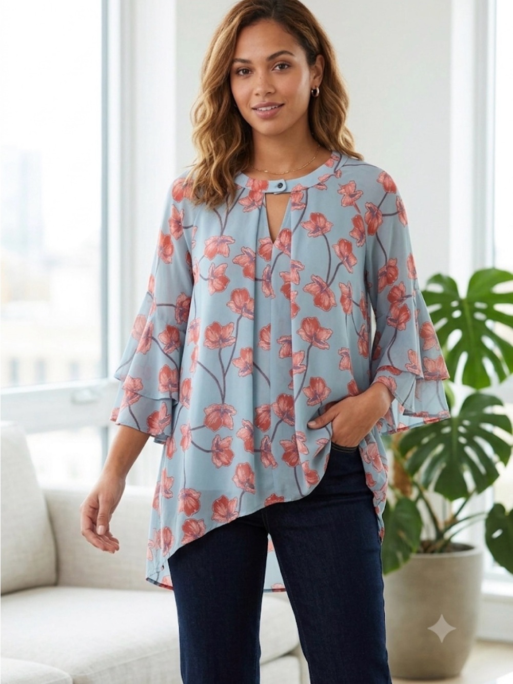 By Together Top Blouse Floral